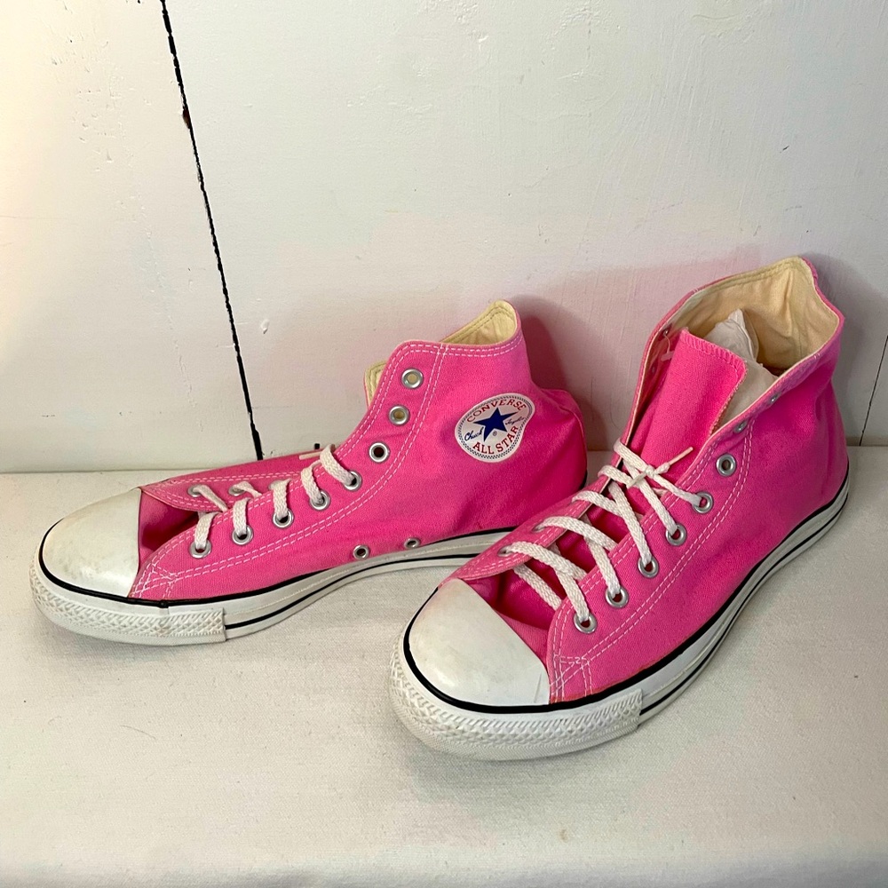 Converse Chuck Taylor All star High Top Sneaker Canvas Pink Men 11 Women 13